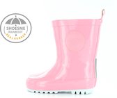 Regenlaarzen | Meisjes | Rosé + Fleece sock | Textiel | Shoesme | Maat 20