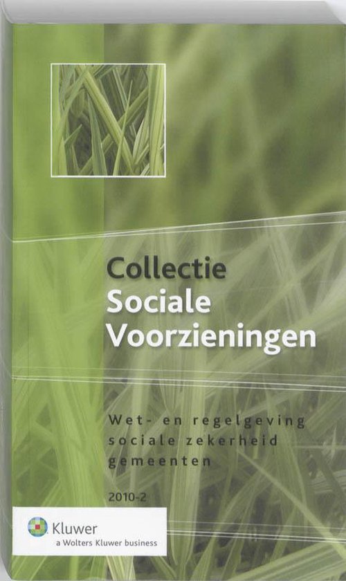 Collectie Sociale Voorzieningen - cover