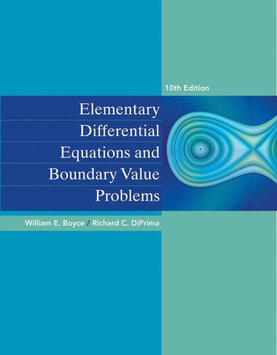 Elementary Differential Equations and Boundary Value Problem ... - cover