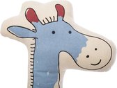 Kinderkussen Giraf Blauw Wit 66 x 30