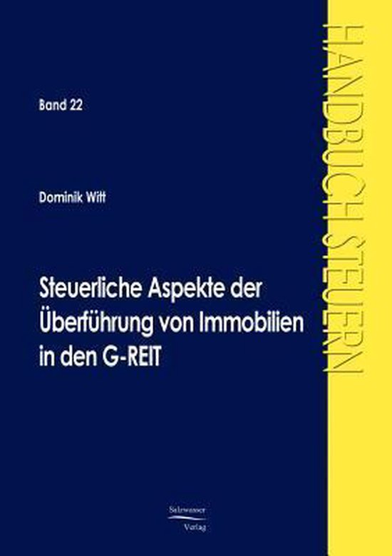 Steuerliche Aspekte der Überführung von Immobilien in den  ... - cover