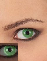 Groene UV contactlenzen voor volwassenen - Schmink
