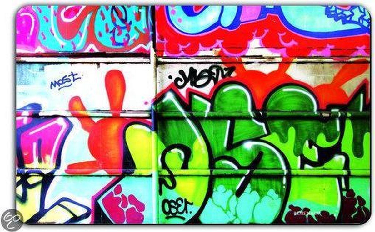 Remember Broodplankje - 23,5 x 14,3 cm - Graffiti