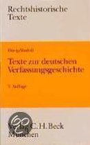 Texte Zur Deutschen Verfassungsgeschichte