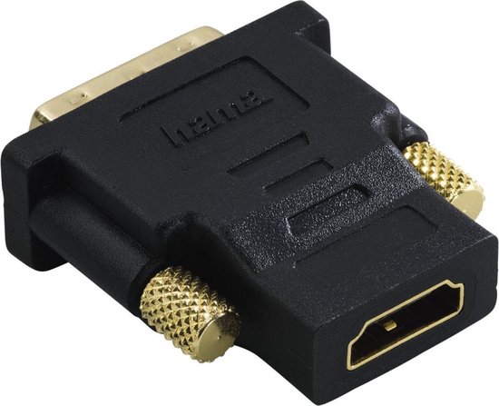 Adaptateur HAMA HDMI Mâle Vers DVI-F - Noir