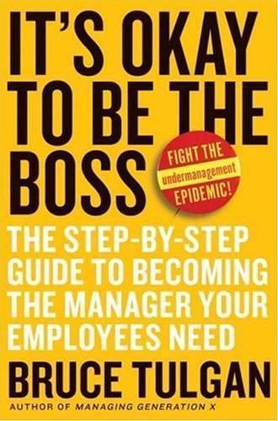 It's Okay to Be the Boss - cover