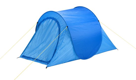 Lichtgewicht Pop up tent - Festival / Camping tent - 2 persoons - 225 x 130  x 110 cm -... | bol.com