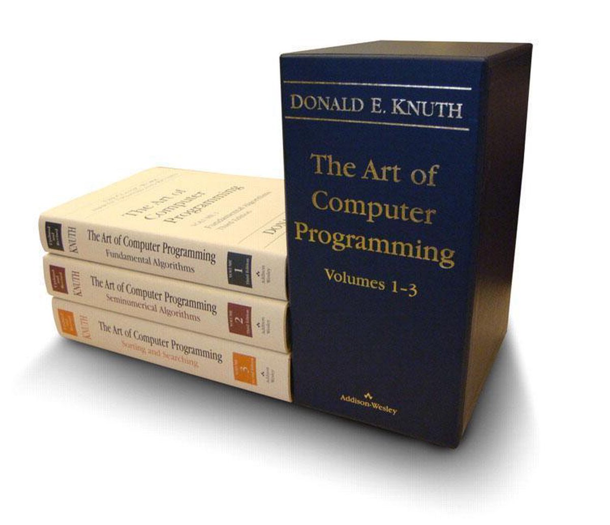 Omslag van Art of Computer Programming, The, Volumes 1-3 Boxed Set