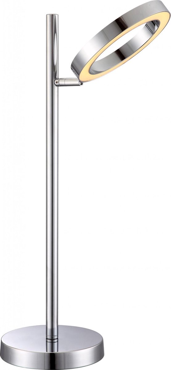 Tafellamp Globo Orell LED - Chroom - Acryl heldere ring