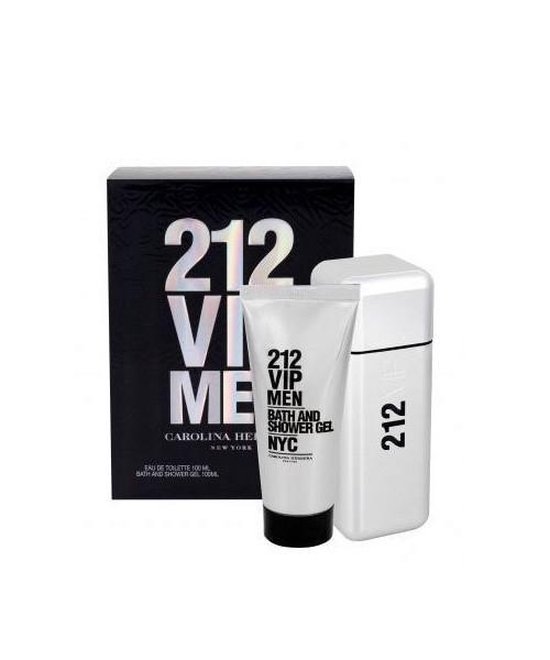 Carolina Herrera - 212 VIP Men Gift Set EDT 100 ml shower gel and 212 VIP Men 100 ml - Eau De Toilette - 100ML