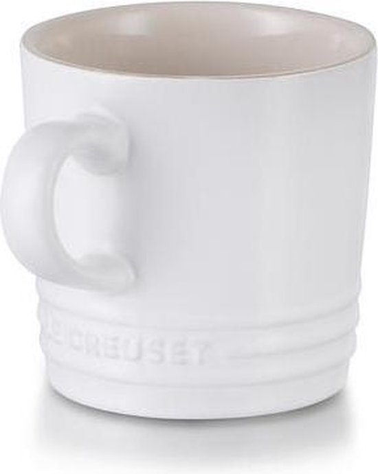 Le Creuset Aardewerken koffiebeker in katoen mat 0,2L | bol.com