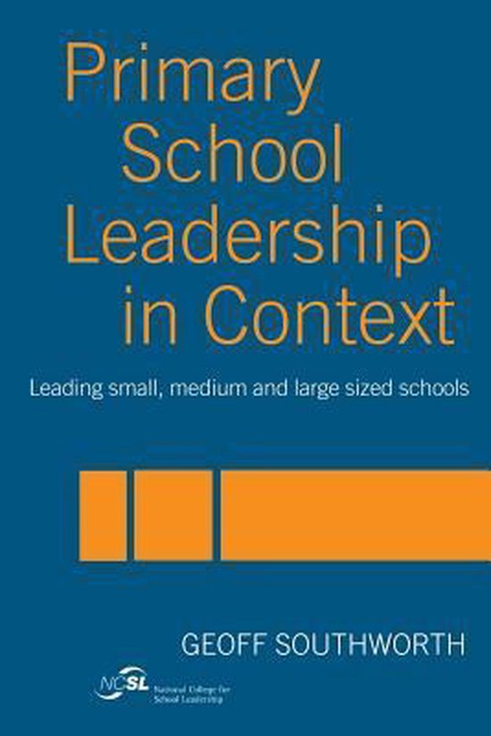 Primary School Leadership in Context - cover