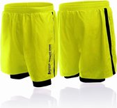 Boxeur Des Rues - Double Shorts - Geel - S