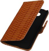 Coque Brown Snake Book Type Cover pour LG G5
