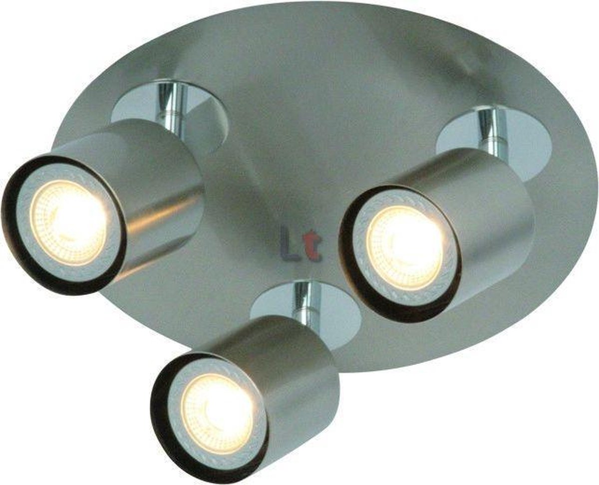kan niet zien halsband Vader Action Spot Cone LED RVS 3 lichts | bol.com