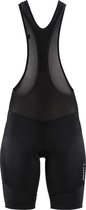 Craft Essence Bib Shorts Fietsbroek Dames - Zwart/Zilver - Maat XL