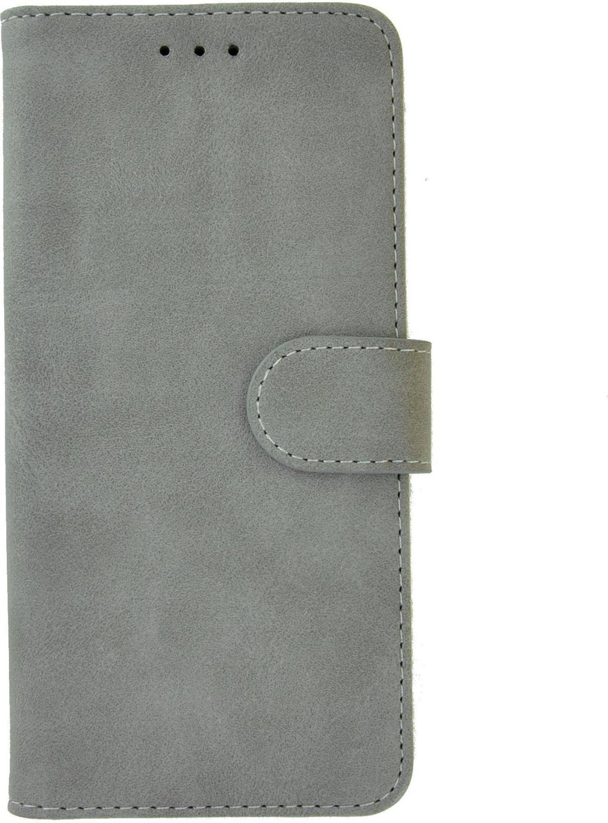 Pearlycase Hoes Wallet Book Case Grijs Geschikt voor Apple iPhone 11 Pro Max