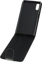 Oni Flipcase Cover Hoesje voor Sony Xperia XZs - Zwart