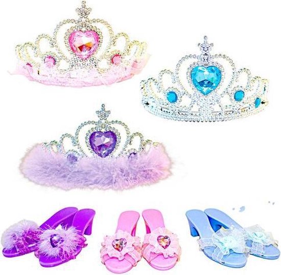 Invloedrijk Speels Scheiding Imaginarium ATREZZO FANTASY SHOES - Set Schoenen + Kroontjes - 3X3 -  Prinsessen - 3... | bol.com