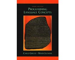 Omslag van Programming Language Concepts