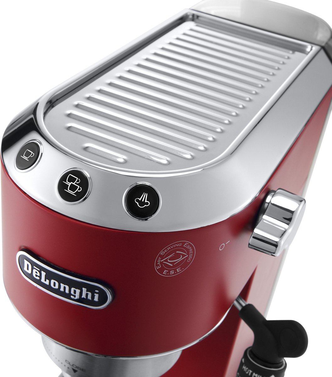 De'Longhi Dedica EC685.R Pistonmachine - Rood - afbeelding 3