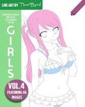 Manga Anime Artists Coloring Book - Girls - Vol. 4