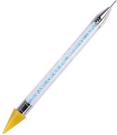 Glitter wax pen