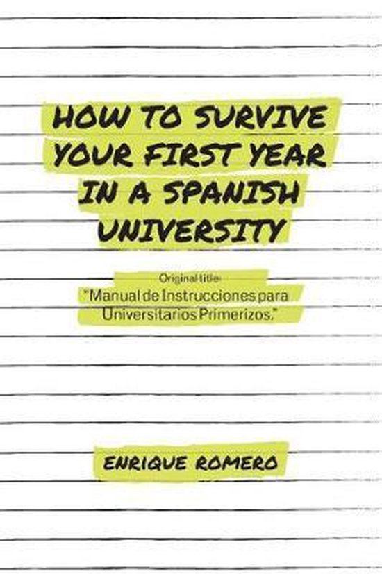 How to Survive Your First Year in a Spanish University - cover