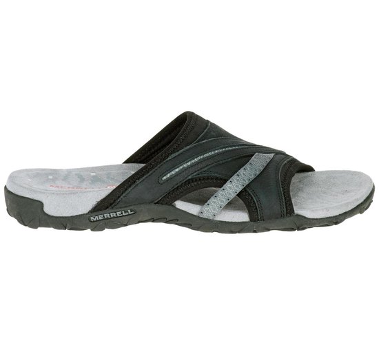 Merrell Terran Slide II Sandaal Dames Slippers - Maat 42 - Vrouwen -  zwart/grijs | bol.com
