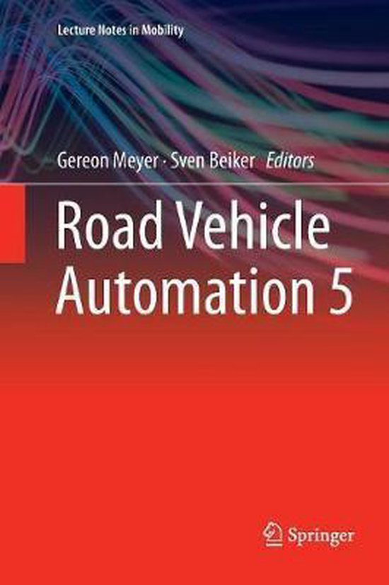 Lecture Notes in Mobility- Road Vehicle Automation 5 - cover