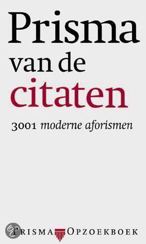 Cover van het boek 'Prisma van de citaten'