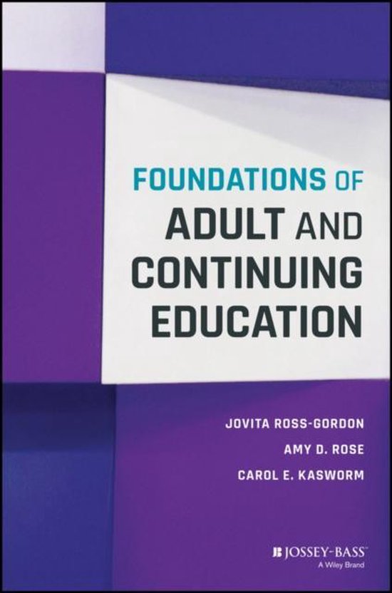 Foundations of Adult and Continuing Education - cover