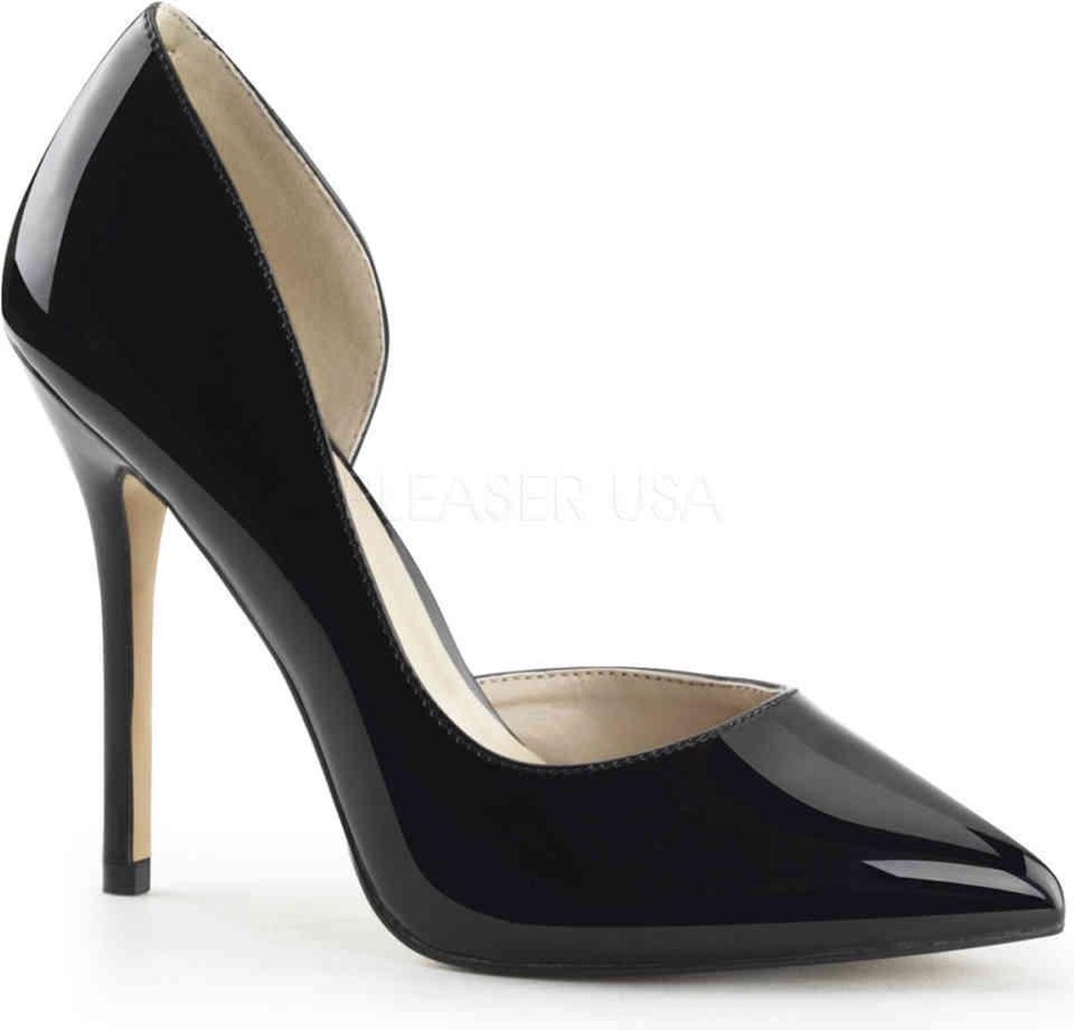 Goedkoopste EU 45 = US 14 | AMUSE-22 | 5 Heel, 3/8 Hidden Platform D'Orsay Pump