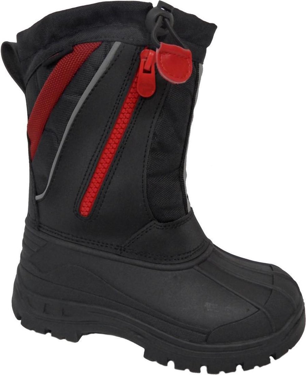 Rucanor Felix winter Snowboots Unisex Zwart Rood
