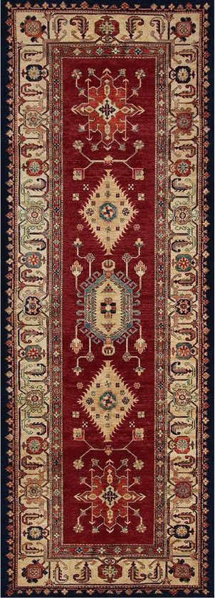 Bol Com Ruggable Uniek Wasbaar Vloerkleed Noor Ruby 67 X 210 Cm