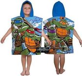 Teenage Mutant Ninja Turtles badponcho - 100% katoen - Ninja Turtles poncho handdoek