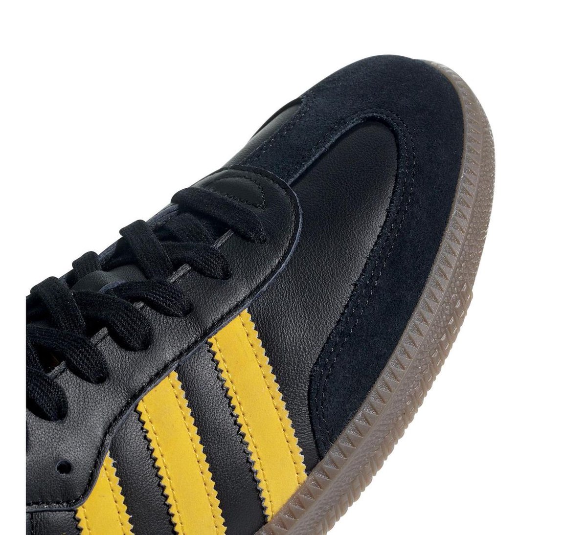 adidas Samba Classic OG Sneaker Heren Sneakers - Maat 46 - Mannen - zwart/ geel | bol.com