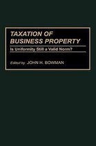 Taxation of Business Property