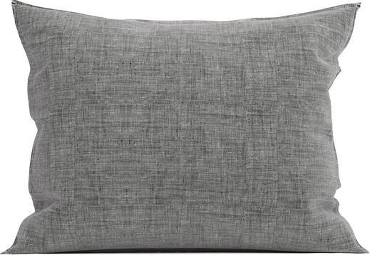 Zohome Lino Kussensloop - Antraciet - 60x70cm - Antraciet
