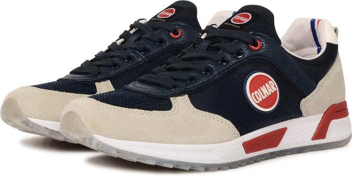Colmar Travis Originals 002 Heren Sneaker Blauw Beige