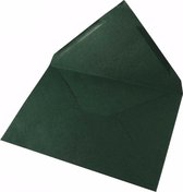 5 enveloppes vert foncé pour cartes A6