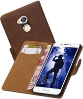 Bark Bookstyle Wallet Case Hoesjes voor Huawei Honor 6A Bruin