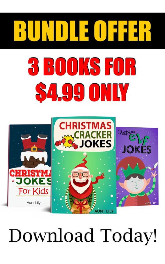 Christmas Jokes BUNDLE BOOK for Children - cover
