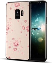 Voor Galaxy S9 TPU + PC Peony afgedrukt patroon oppervlakte terug beschermhoes