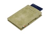 Garzini Magic Wallet Cavare met Card Sleeves RFID Leder Vintage Groen