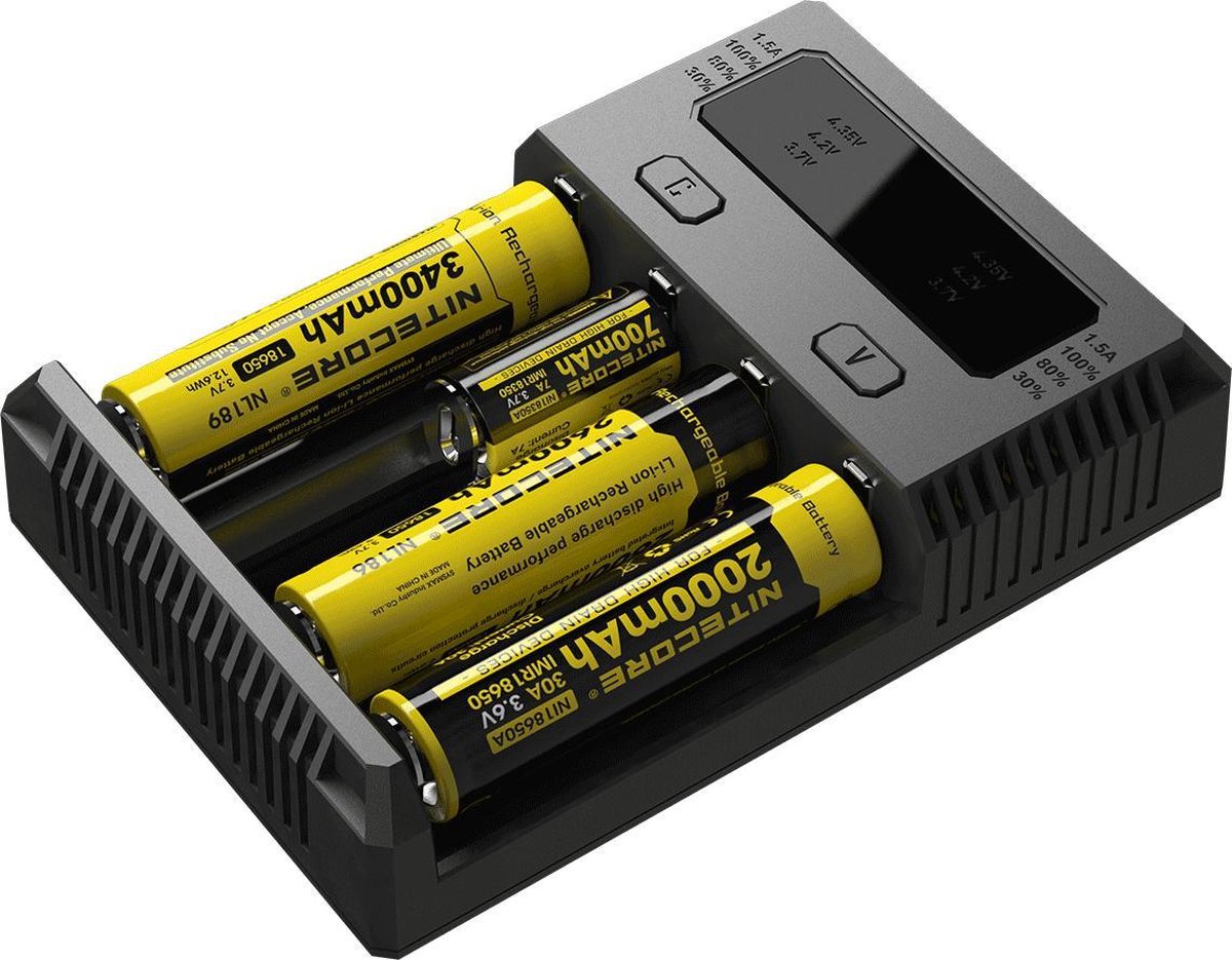 Nitecore intellicharger i4 batterijoplader | bol.com