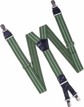 Hendrik Bretels Groen met 2 lichtgroene strepen