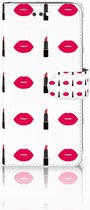 Smartphone Hoesje Geschikt voor iPhone 8+ | 7+ Lipstick Kiss