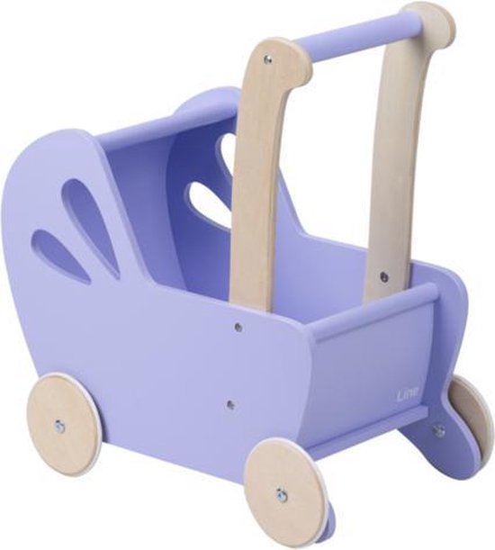 Moover toys mijn eerste houten poppenwagen | bol.com