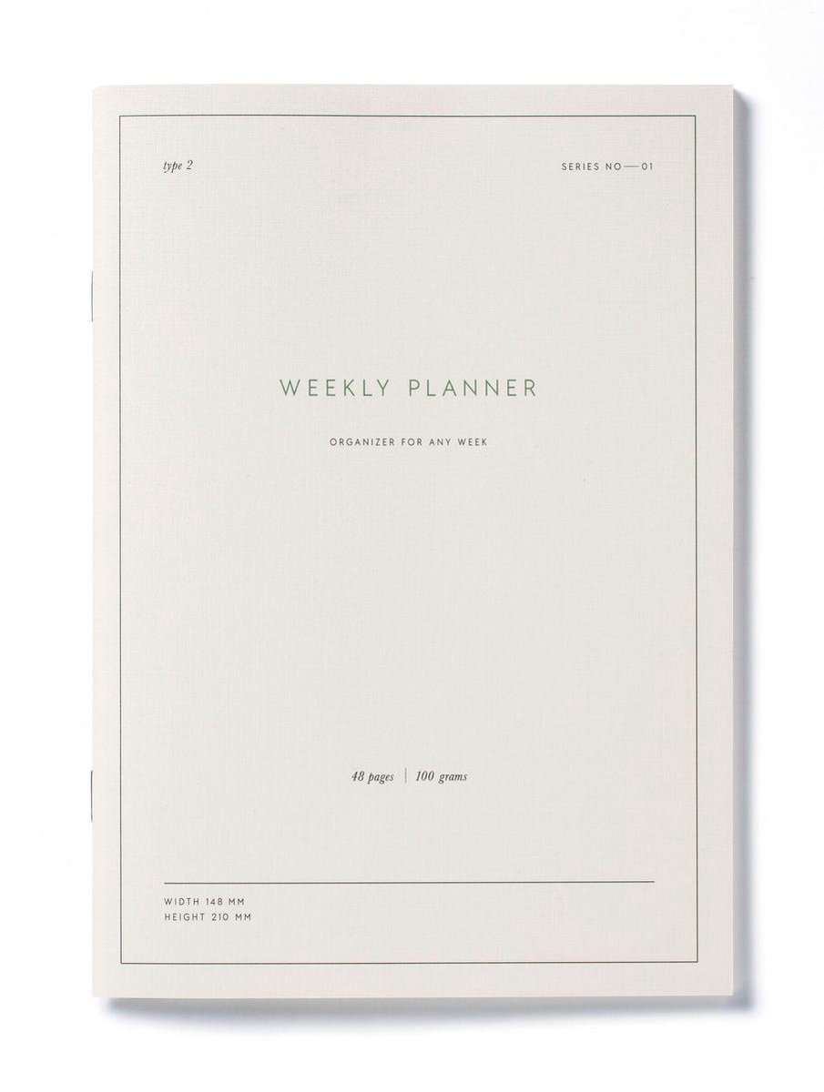Kartotek Copenhagen Notebook Weekly Planner